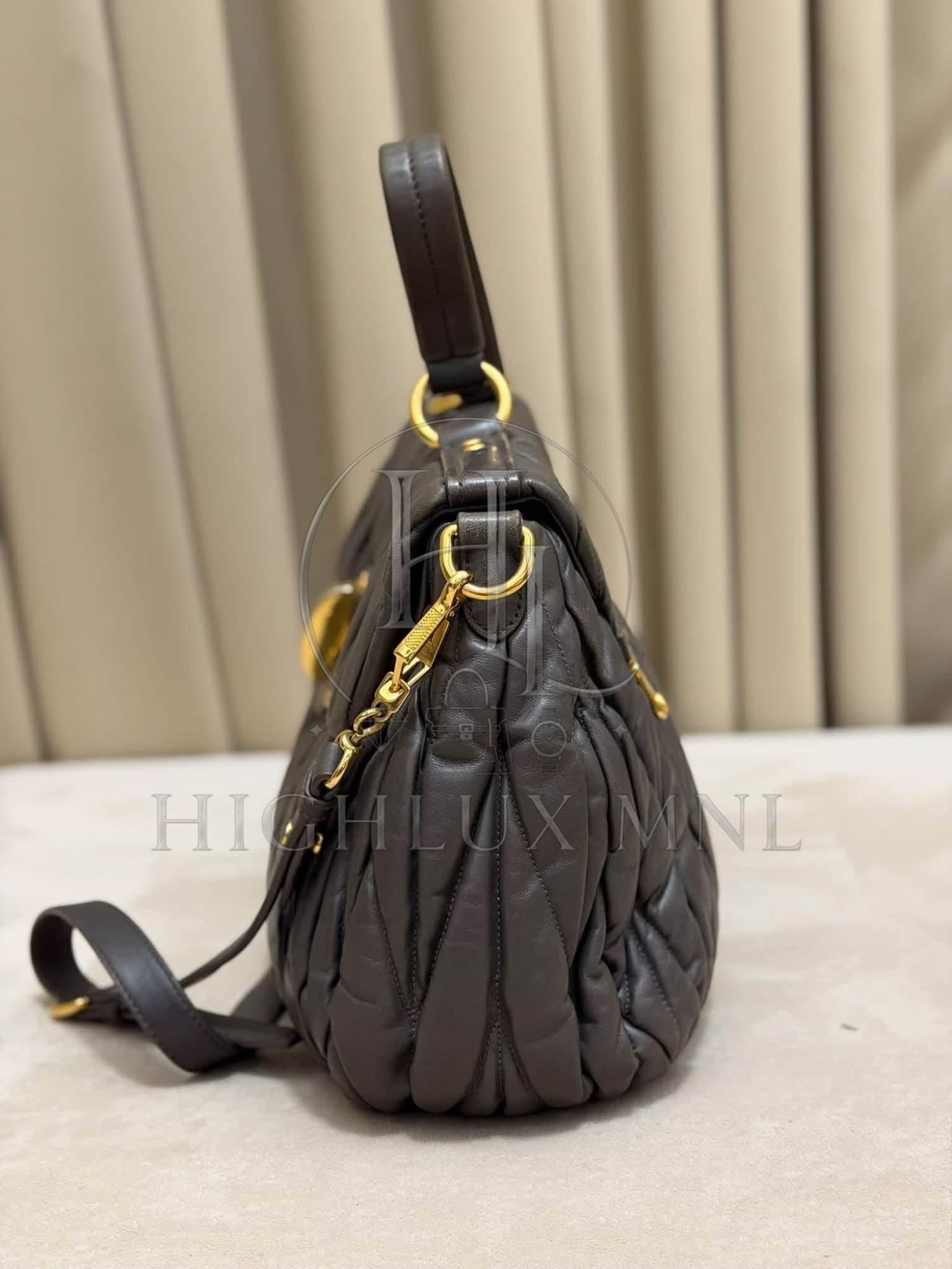 Miu Miu Matelasse Nappa Leather Satchel Bag — photo 3
