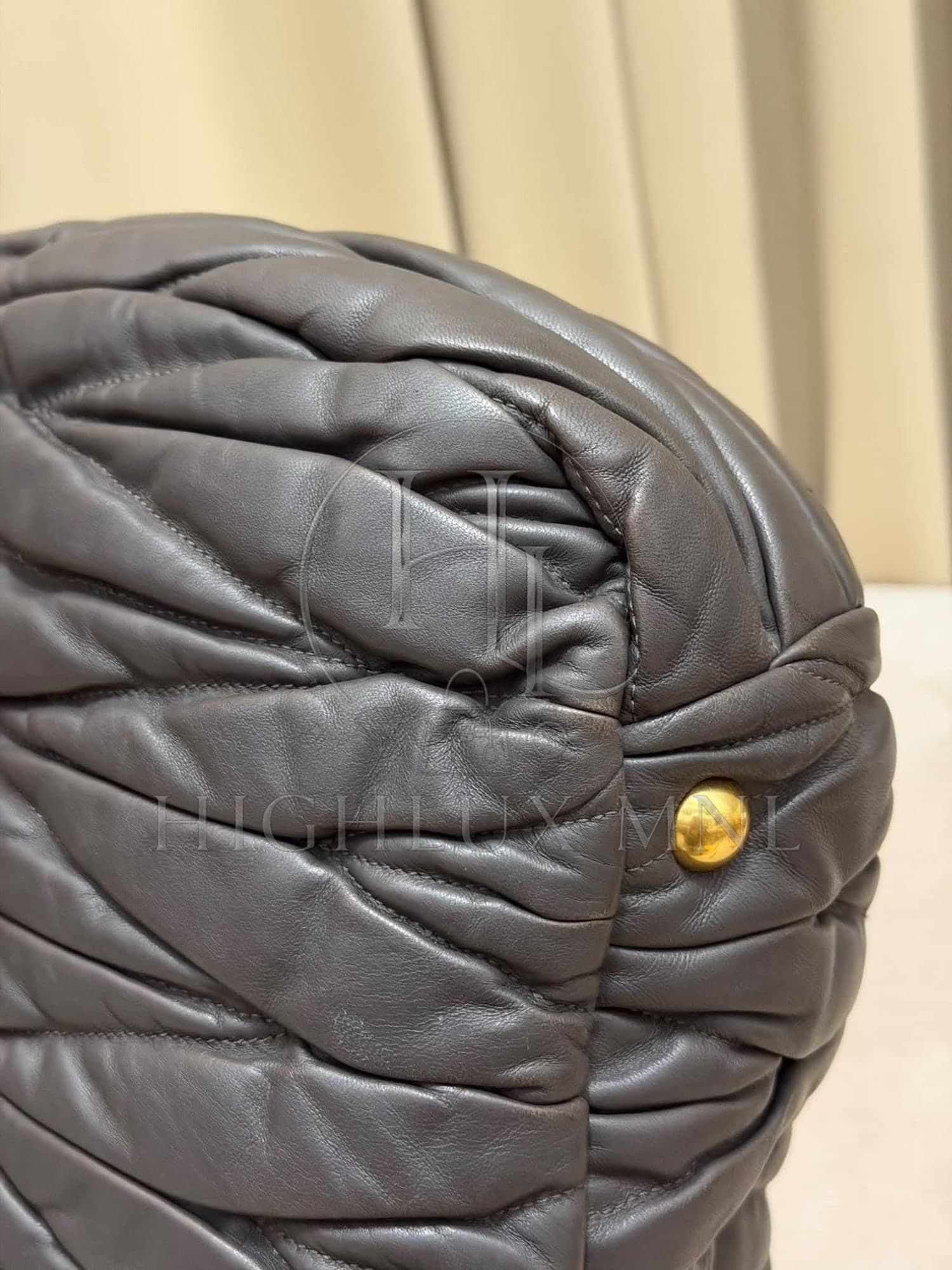 Miu Miu Matelasse Nappa Leather Satchel Bag — photo 8