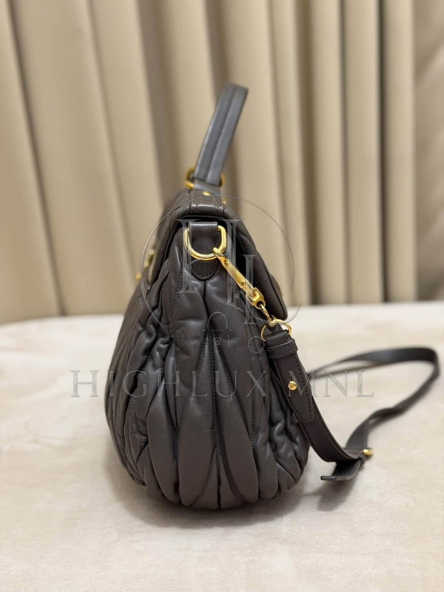 Miu Miu Matelasse Nappa Leather Satchel Bag — photo 4